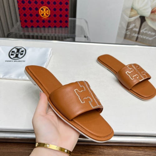 Replica Tory Burch TB Slippers For Women #1211799 $68.00 USD for Wholesale