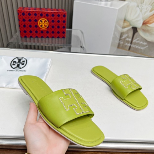 Replica Tory Burch TB Slippers For Women #1211802 $68.00 USD for Wholesale