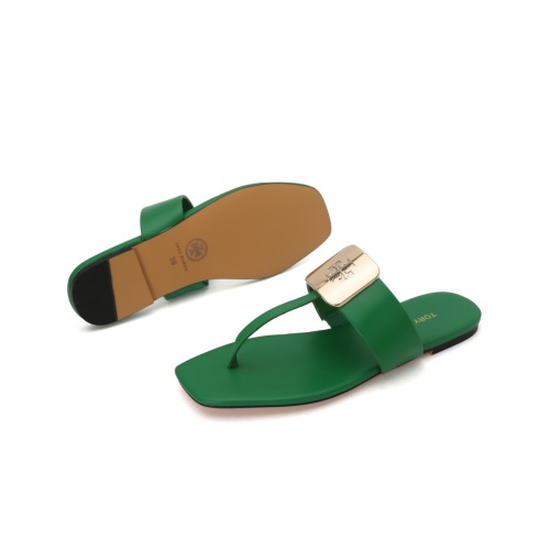 Replica Tory Burch TB Slippers For Women #1211808 $82.00 USD for Wholesale