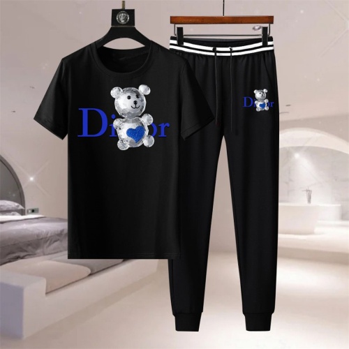 Christian Dior Tracksuits Short Sleeved For Men #1211873 $76.00 USD, Wholesale Replica Christian Dior Tracksuits