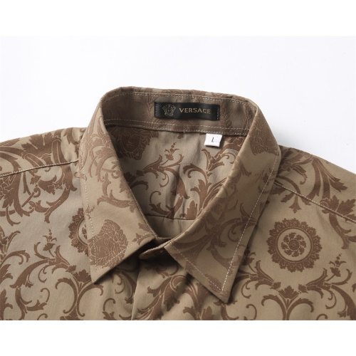 Replica Versace Shirts Long Sleeved For Men #1211978 $48.00 USD for Wholesale