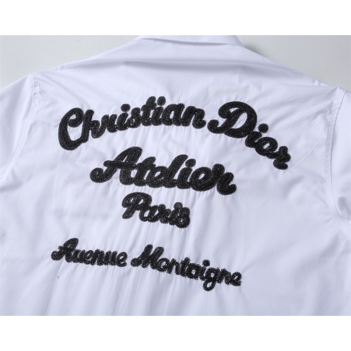 Replica Christian Dior Shirts Long Sleeved For Men #1211985 $48.00 USD for Wholesale