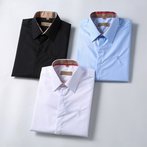 Replica Burberry Shirts Long Sleeved For Men #1211993 $34.00 USD for Wholesale