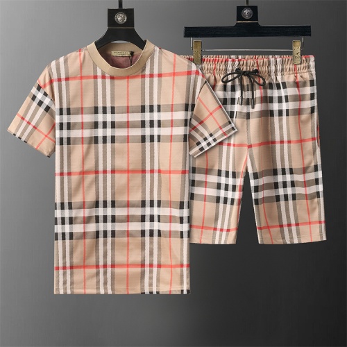 Burberry Tracksuits Short Sleeved For Men #1212003 $42.00 USD, Wholesale Replica Burberry Tracksuits