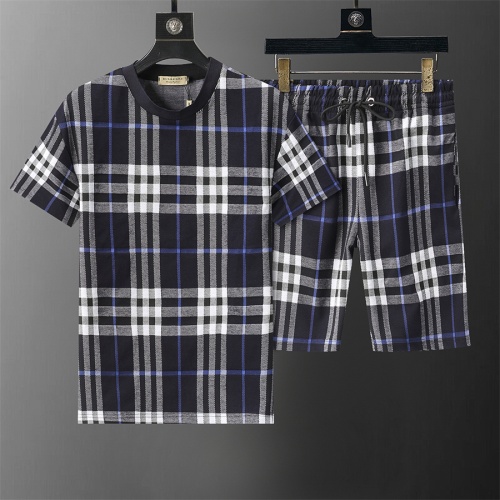 Burberry Tracksuits Short Sleeved For Men #1212004 $42.00 USD, Wholesale Replica Burberry Tracksuits