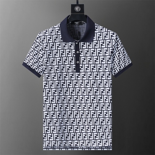 Replica Fendi Tracksuits Short Sleeved For Men #1212007 $45.00 USD for Wholesale