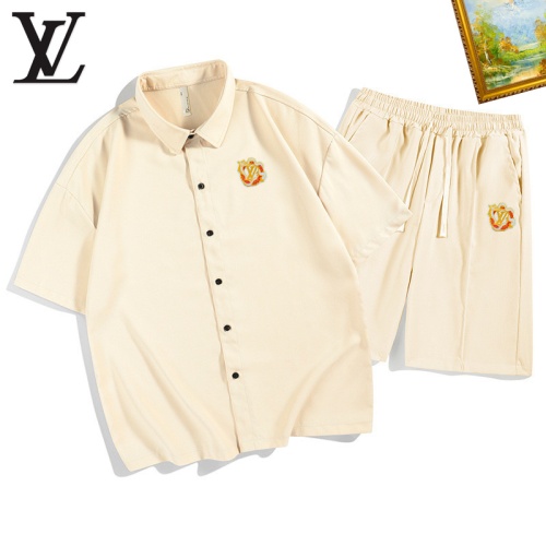 Louis Vuitton LV Tracksuits Short Sleeved For Men #1212024 $48.00 USD, Wholesale Replica Louis Vuitton LV Tracksuits