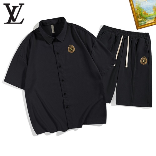 Louis Vuitton LV Tracksuits Short Sleeved For Men #1212032 $48.00 USD, Wholesale Replica Louis Vuitton LV Tracksuits