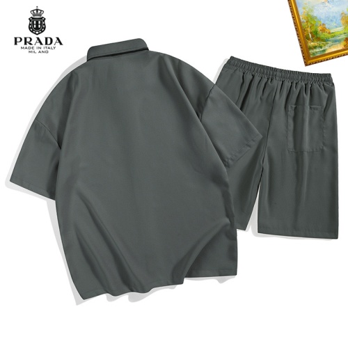 Replica Prada Tracksuits Short Sleeved For Men #1212051 $48.00 USD for Wholesale