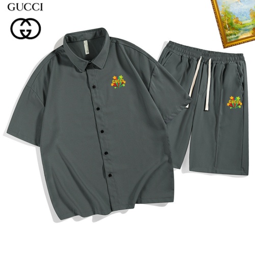 Gucci Tracksuits Short Sleeved For Men #1212054 $48.00 USD, Wholesale Replica Gucci Tracksuits