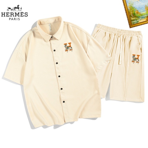 Hermes Tracksuits Short Sleeved For Men #1212056 $48.00 USD, Wholesale Replica Hermes Tracksuits