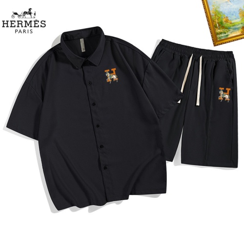 Hermes Tracksuits Short Sleeved For Men #1212058 $48.00 USD, Wholesale Replica Hermes Tracksuits