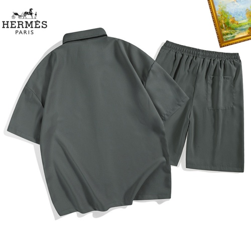 Replica Hermes Tracksuits Short Sleeved For Men #1212060 $48.00 USD for Wholesale