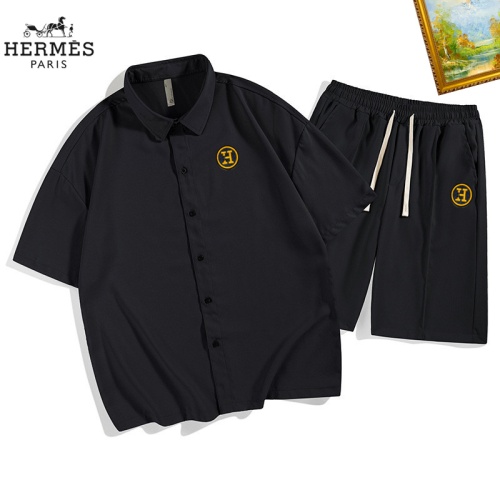 Hermes Tracksuits Short Sleeved For Men #1212061 $48.00 USD, Wholesale Replica Hermes Tracksuits