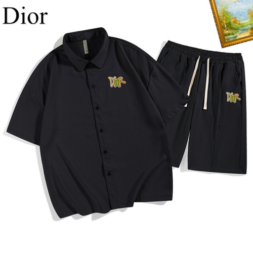 Christian Dior Tracksuits Short Sleeved For Men #1212074 $48.00 USD, Wholesale Replica Christian Dior Tracksuits