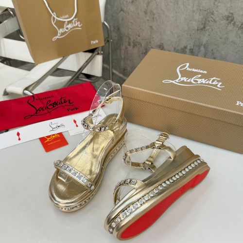 Replica Christian Louboutin Sandal For Women #1212130 $102.00 USD for Wholesale