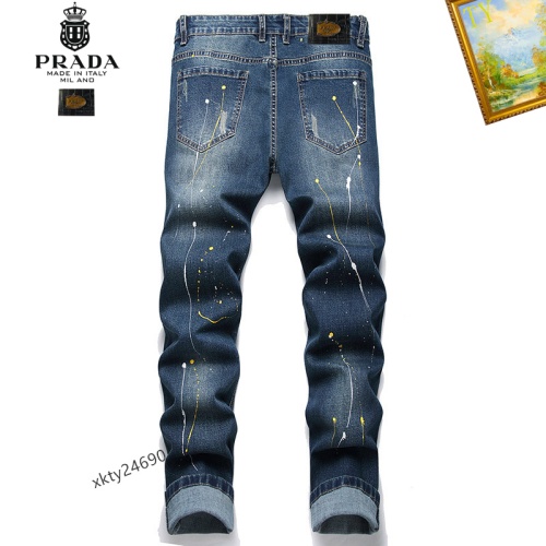 Replica Prada Jeans For Men #1212184 $48.00 USD for Wholesale