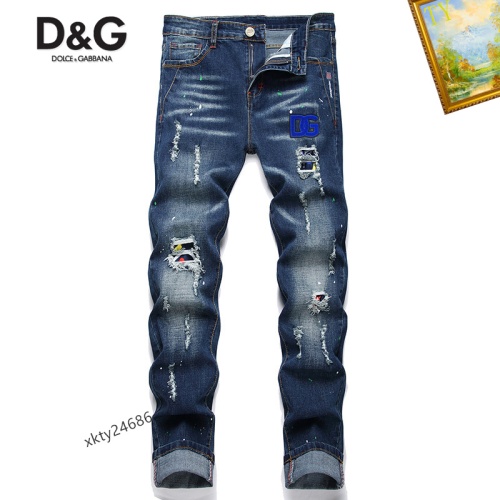 Dolce &amp; Gabbana D&amp;G Jeans For Men #1212186 $48.00 USD, Wholesale Replica Dolce &amp; Gabbana D&amp;G Jeans