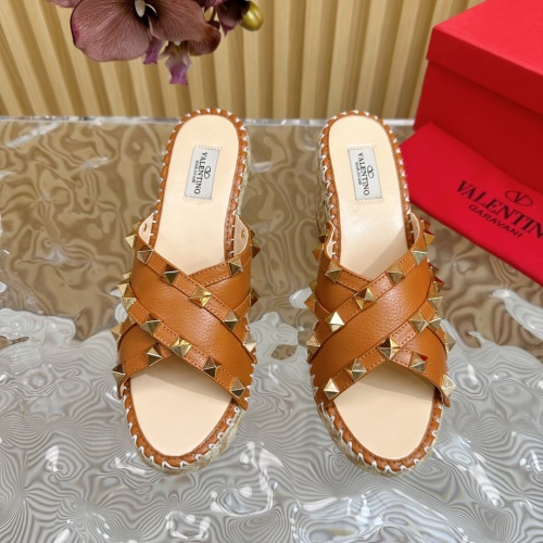 Replica Valentino Slippers For Women #1212188 $112.00 USD for Wholesale