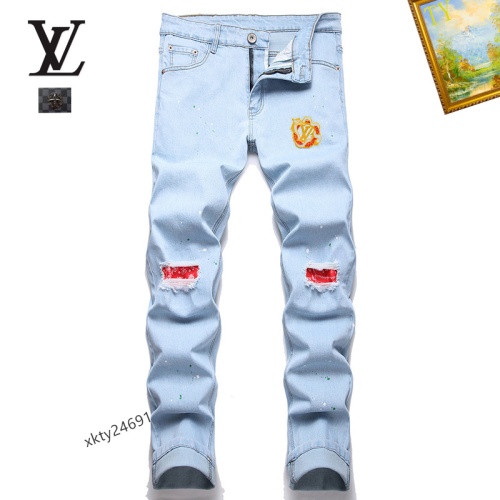 Louis Vuitton LV Jeans For Men #1212209 $48.00 USD, Wholesale Replica Louis Vuitton LV Jeans