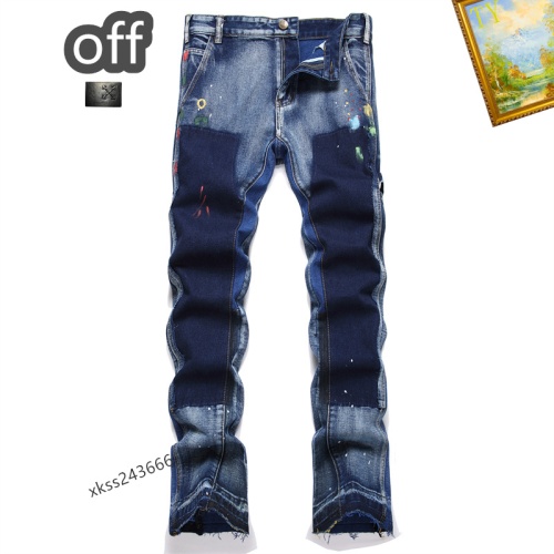 Off-White Jeans For Men #1212210 $48.00 USD, Wholesale Replica Off-White Jeans