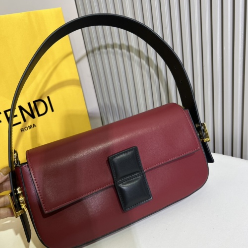 Replica Fendi AAA Quality Shoulder Bags For Women #1212283 $102.00 USD for Wholesale