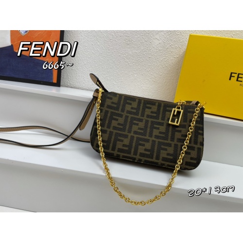 Replica Fendi AAA Quality Messenger Bags For Women #1212287 $92.00 USD for Wholesale