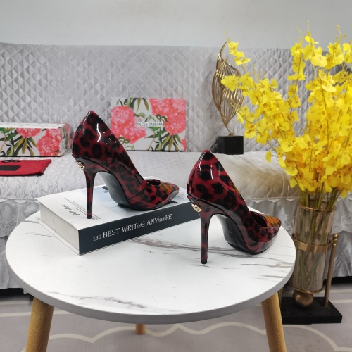 Replica Dolce & Gabbana D&G High-Heeled Shoes For Women #1212329 $130.00 USD for Wholesale