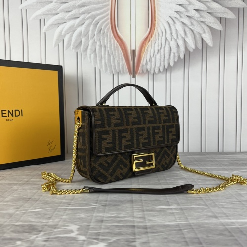 Replica Fendi AAA Quality Messenger Bags For Women #1212367 $88.00 USD for Wholesale