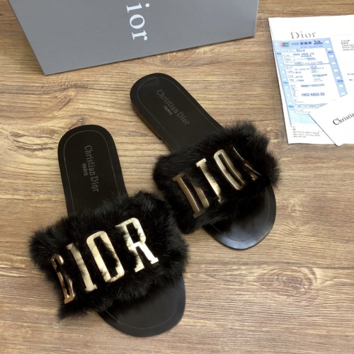 Christian Dior Slippers For Women #1212701 $68.00 USD, Wholesale Replica Christian Dior Slippers