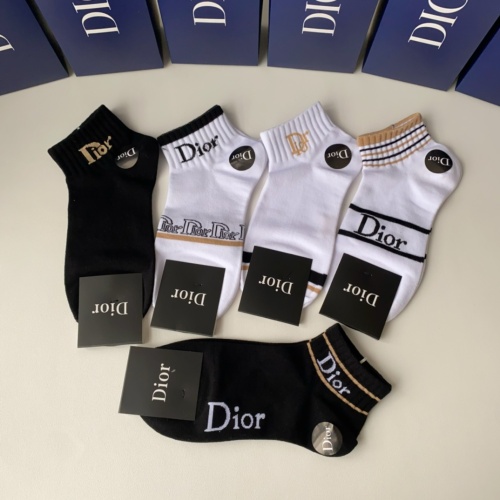 Replica Christian Dior Socks #1212738 $27.00 USD for Wholesale