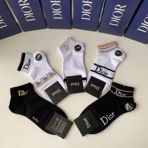 Replica Christian Dior Socks #1212738 $27.00 USD for Wholesale