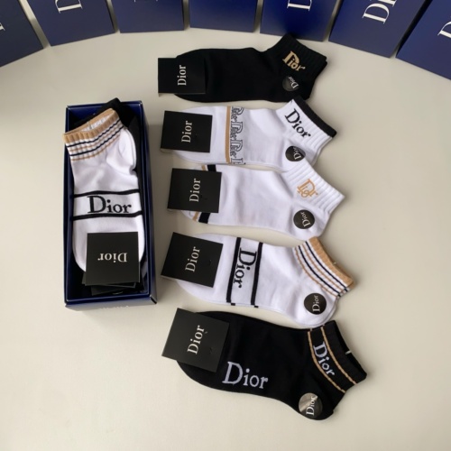 Replica Christian Dior Socks #1212738 $27.00 USD for Wholesale