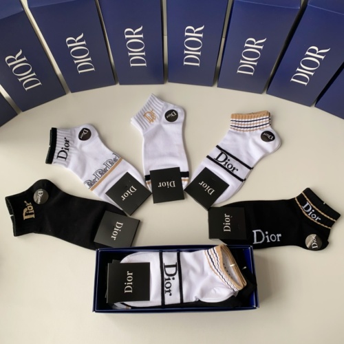 Replica Christian Dior Socks #1212738 $27.00 USD for Wholesale