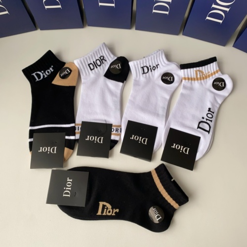 Replica Christian Dior Socks #1212739 $27.00 USD for Wholesale