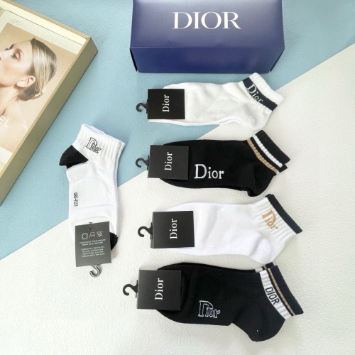 Replica Christian Dior Socks #1212740 $27.00 USD for Wholesale