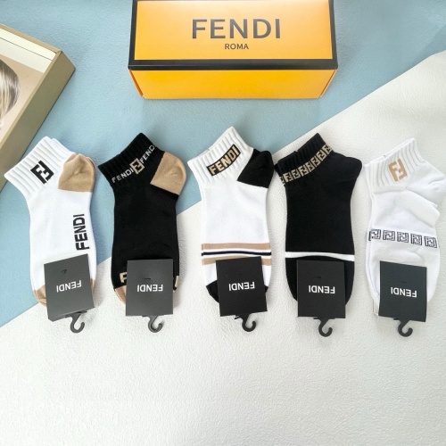 Fendi Socks #1212749 $27.00 USD, Wholesale Replica Fendi Socks