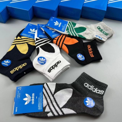 Replica Adidas Socks For Men #1212774 $27.00 USD for Wholesale