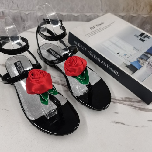 Replica Dolce & Gabbana D&G Sandal For Women #1212851 $125.00 USD for Wholesale