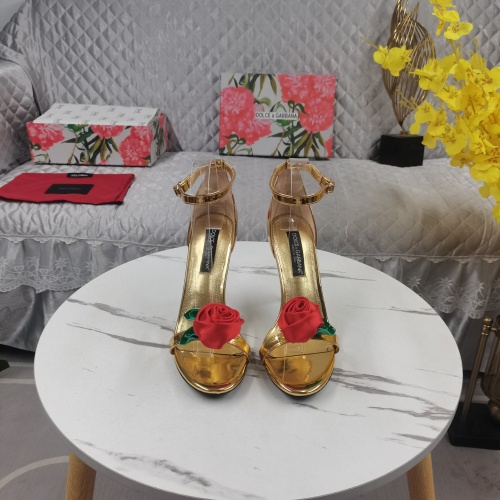 Replica Dolce & Gabbana D&G Sandal For Women #1212963 $125.00 USD for Wholesale