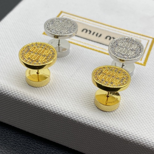 Replica MIU MIU Earrings For Women #1213033 $27.00 USD for Wholesale