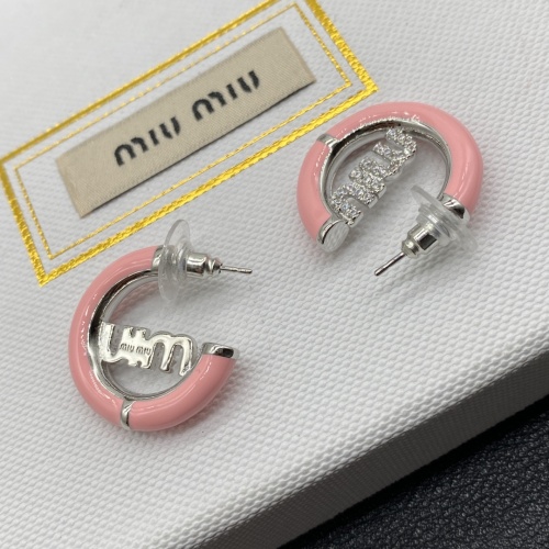 Replica MIU MIU Earrings For Women #1213035 $27.00 USD for Wholesale