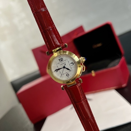 Cartier AAA Quality Watches For Women #1213067 $122.00 USD, Wholesale Replica Cartier AAA Quality Watches