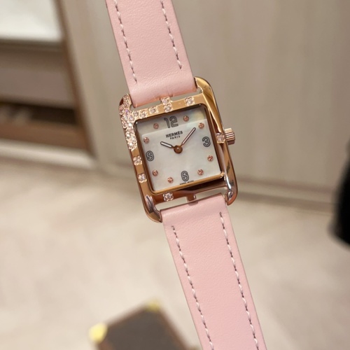 Replica Hermes AAA Quality Watches For Women #1213109 $160.00 USD for Wholesale