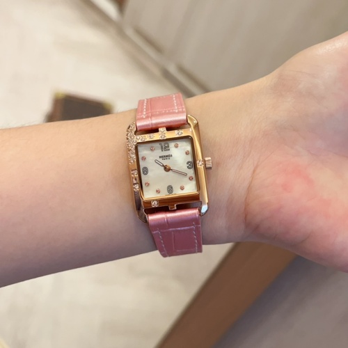 Replica Hermes AAA Quality Watches For Women #1213115 $160.00 USD for Wholesale