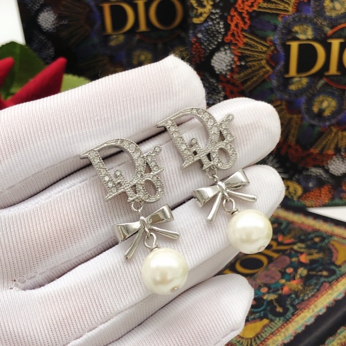 Replica Christian Dior Earrings For Women #1213118 $29.00 USD for Wholesale