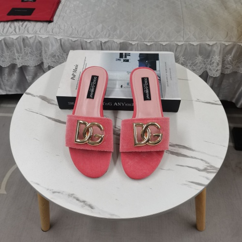 Dolce &amp; Gabbana D&amp;G Slippers For Women #1213145 $115.00 USD, Wholesale Replica Dolce &amp; Gabbana D&amp;G Slippers