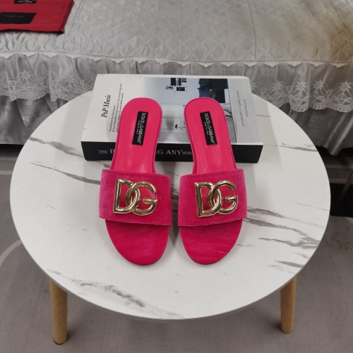 Dolce &amp; Gabbana D&amp;G Slippers For Women #1213146 $115.00 USD, Wholesale Replica Dolce &amp; Gabbana D&amp;G Slippers