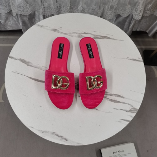 Replica Dolce & Gabbana D&G Slippers For Women #1213146 $115.00 USD for Wholesale