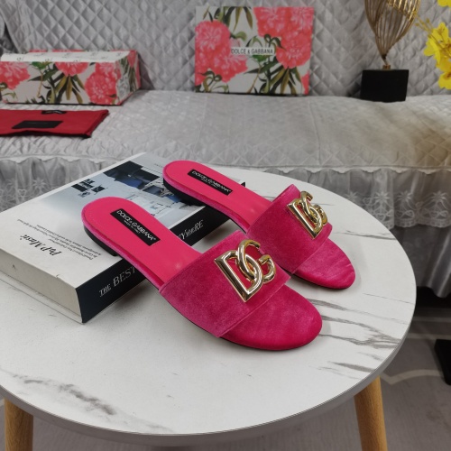 Replica Dolce & Gabbana D&G Slippers For Women #1213146 $115.00 USD for Wholesale